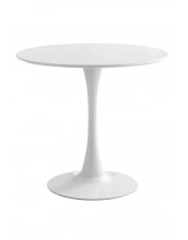 Tulip Round Dining Table MDF Top 90CM - BLACK